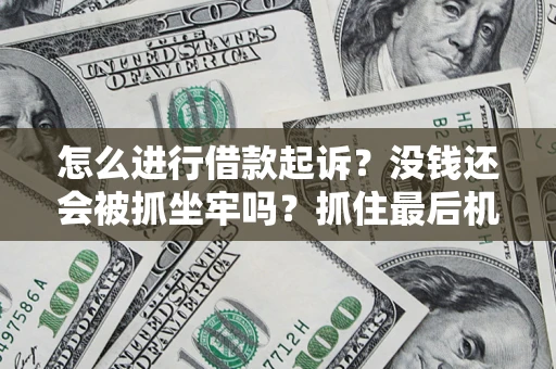 北京怎么进行借款起诉？没钱还会被抓坐牢吗？抓住最后机会！