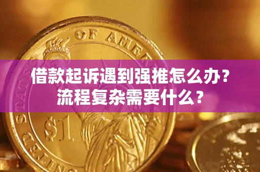 北京借款起诉遇到强推怎么办？流程复杂需要什么？