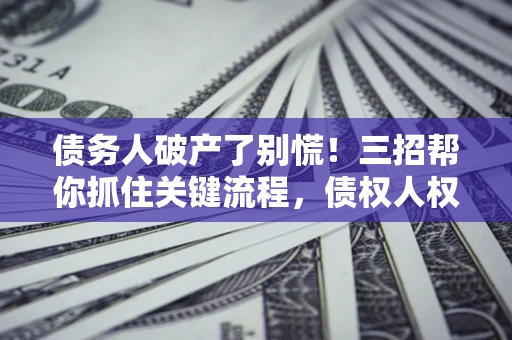 北京债务人破产了别慌！三招帮你抓住关键流程，债权人权益不再缩水