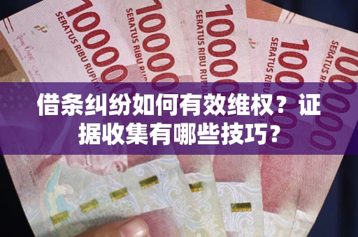 北京借条纠纷如何有效维权？证据收集有哪些技巧？
