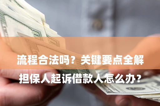 北京

担保人起诉借款人怎么办？流程合法吗？关键要点全解析