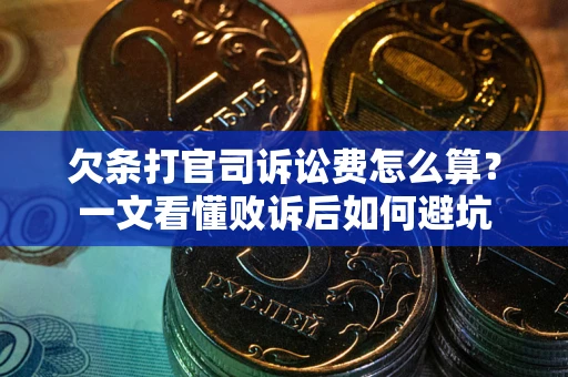 北京欠条打官司诉讼费怎么算？一文看懂败诉后如何避坑
