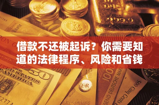 北京借款不还被起诉？你需要知道的法律程序、风险和省钱技巧